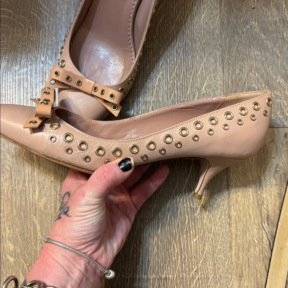 Pink Studded Blush Heels - Picture 4 of 4